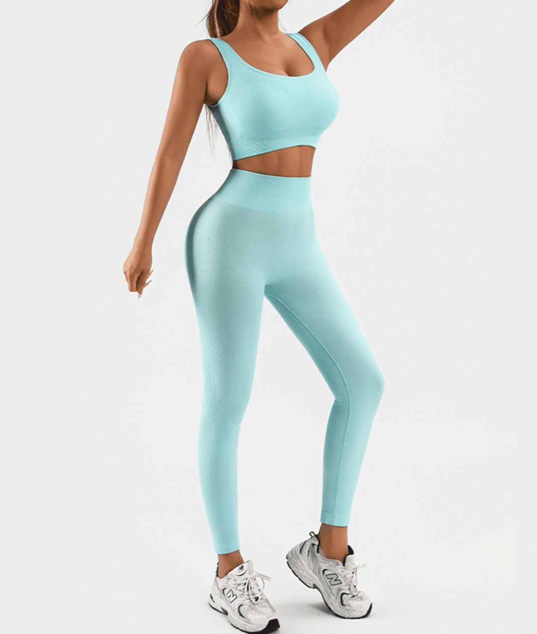 Ensemble côtelé débardeur et legging