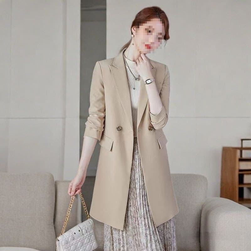Gilet blazer sans manches en modal